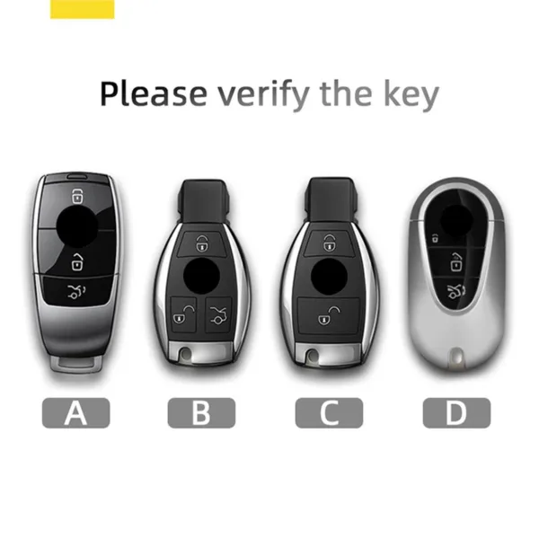 Alloy Mercedes Car Key Cover - Image 2