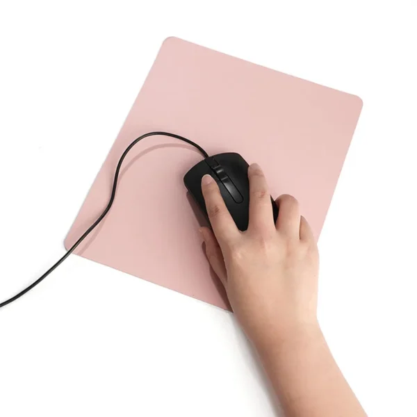 Waterproof PU Leather Mouse Pad Gaming Mouse Pad Simple Solid Color Antislip Computer Desk Accessories School Office Accessories - Image 5