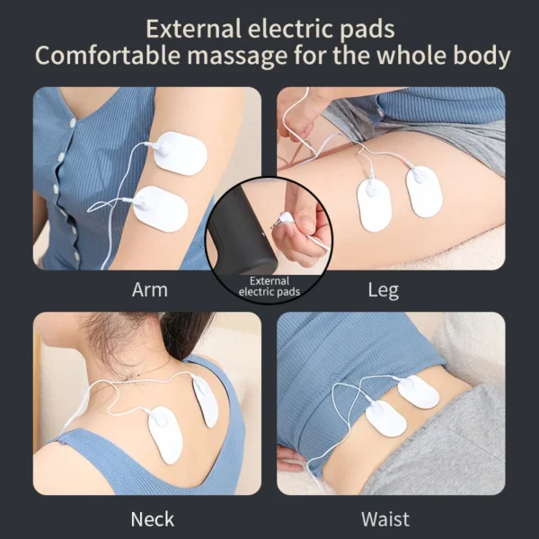 Square Massage Gun High Frequency Hot Compress Pulse Deep Tissue Body Vibrato Fascia Gun Sport Fitness Relax Muscle Massager - Image 7