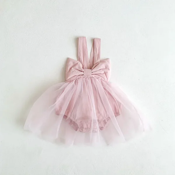 MILANCEL Summer Baby Dresses Toddler Girls One Piece Mesh Skirt Camisole Dress Newborn Clothes 0-2Y - Image 3