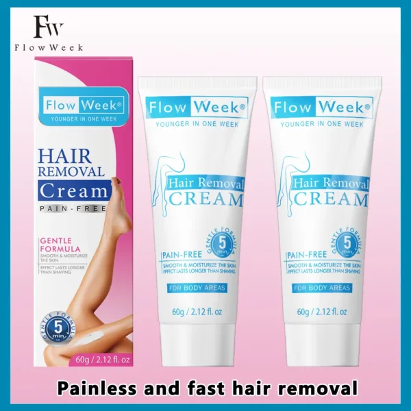 Painless Hair Removal Underarm Private Facial Body Leg Hair Remove Cream Skin Care Powerful Beauty Hair Removal For Men Women - Image 6