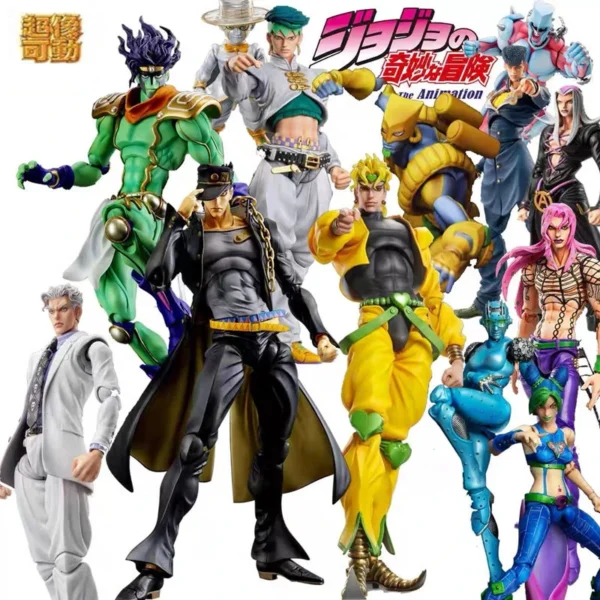 Super action statue 17cm Action Figure jojo bizarre adventure Kujo Jotaro Dio Brando Diavolo Bruno Bucciarati Leone Jolyne Cujoh - Image 24