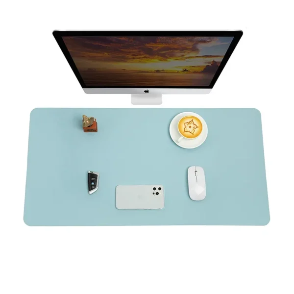 Large Mouse Pad Extra Big Non-Slip Desk Pad Waterproof PU Leather Desk Table Protector Gaming Mouse Mat for Game Office Work - Image 12