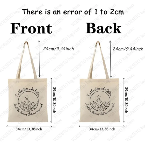 Velaris Pattern Tote Bag - Image 3