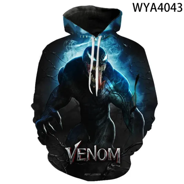 Miniso Movie Venom 3D Printed Hoodies Men Women Children Fashion Pullover Long Sleeve Boy Girl Kids Sweatshirts Cool Jacket - Image 15