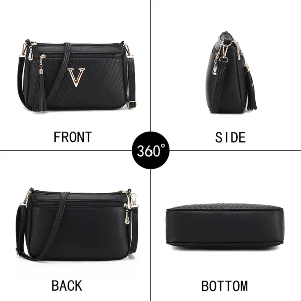 Classic Leather Shoulder Bags - Image 3