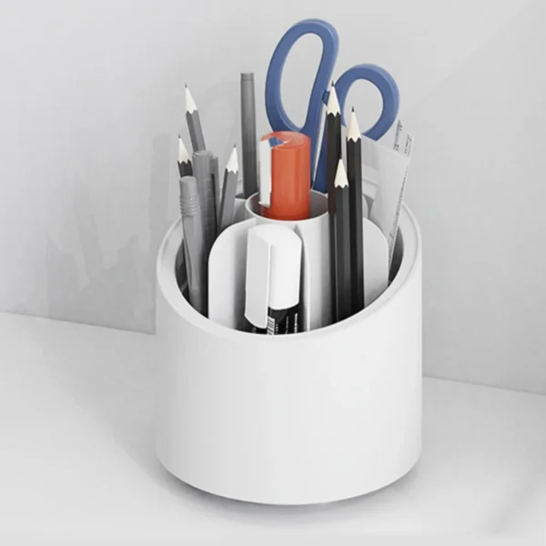 360° Rotating Makeup Brush Storage Box Desktop Cosmetic Organizer Lipstick Eyebrow Pencil Eye Shadow Brush Holder Organizer - Image 8