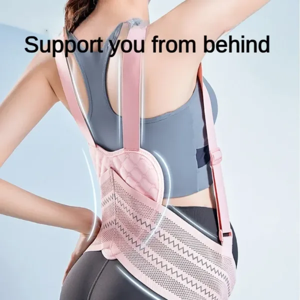 Maternity Belt Pregnant Belly Pregnancy Support Band Double Support Back Waist Care Relieving Back Pelvic Pain Adjustable - Image 6