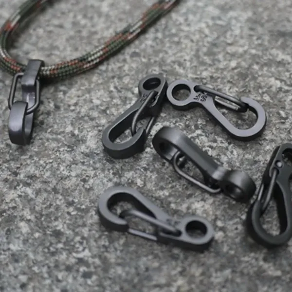 10 Pcs Equipment Survival Carabiner Snap Mini Spring Clip Camping Hiking Hook Backpack Tactical Buckle Clip - Image 5