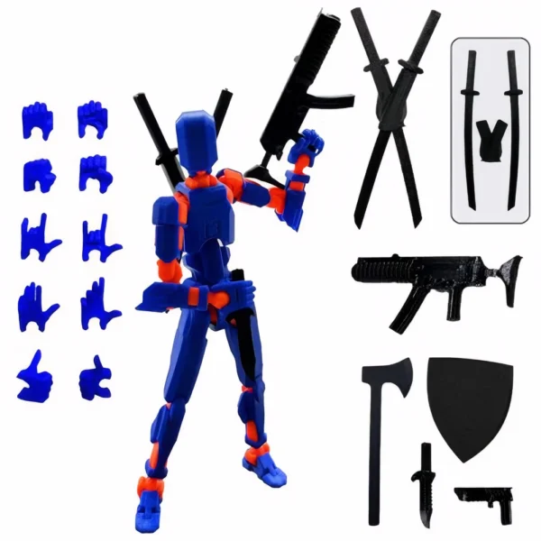 13 Action Figure Titan Multi-articular Robot Toys Dummy 3D Printed Movable Shapeshift Robot Action Anime Figure For Boy Gifts - Image 6