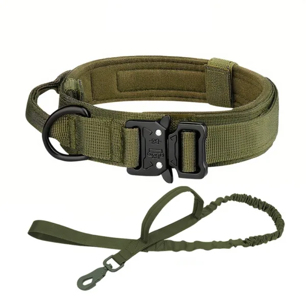 Dog Training Collar Adjustable Tactical Dog Collar And Leash Set Control Handle Pet Lead Collar For Small Big Dogs - Image 5