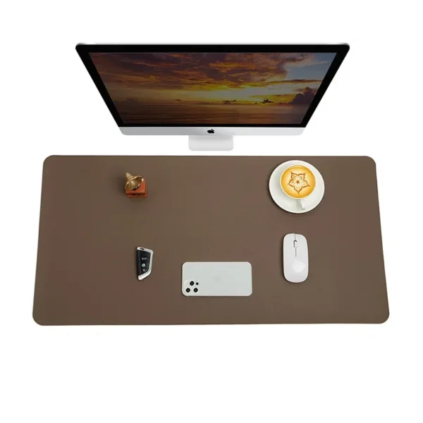 Large Mouse Pad Extra Big Non-Slip Desk Pad Waterproof PU Leather Desk Table Protector Gaming Mouse Mat for Game Office Work - Image 25