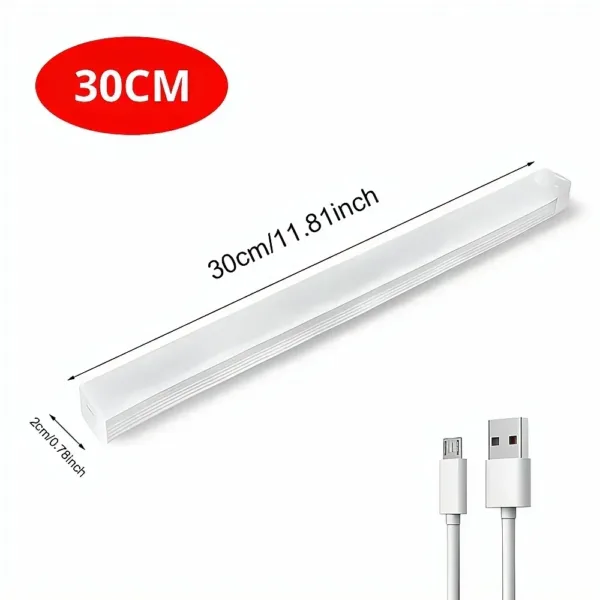 Motion Sensor Night Lights Wireless LED Lamp USB Rechargeable Magnetic For Wardrobe Room Closet Kitchen Aisle Tube Detector Bulb - Image 5