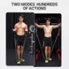 10-14pcs/Set Pull Rope Bodybuilding Resistance Bands Set Multi-function Tensioner Suit Muscle Training Belt Elastic Bands - Image 6