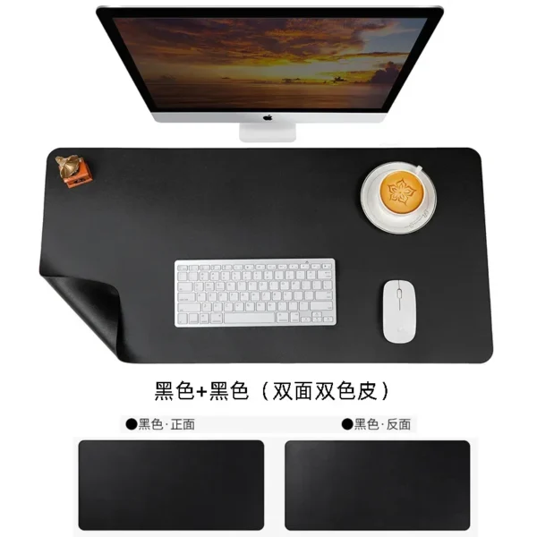 Large Mouse Pad Extra Big Non-Slip Desk Pad Waterproof PU Leather Desk Table Protector Gaming Mouse Mat for Game Office Work - Image 19