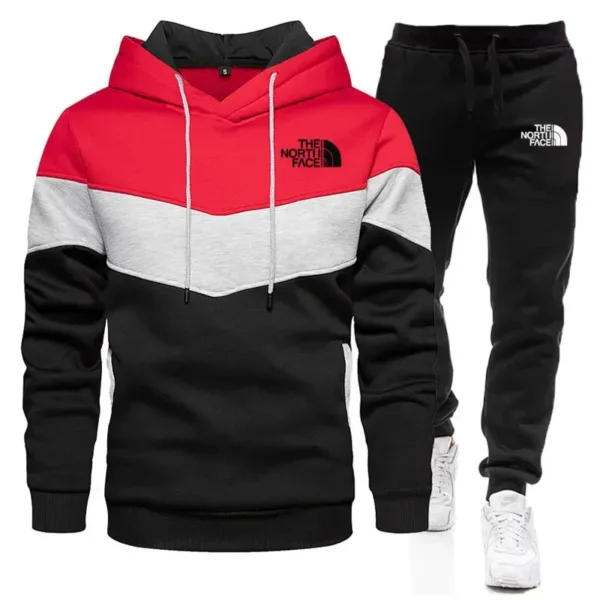 Men'S Spring And Autumn Printed Pullover Hoodie Trousers Two-Piece Outdoor Street Leisure Fashion Fitness Sportswear Suit - Image 10