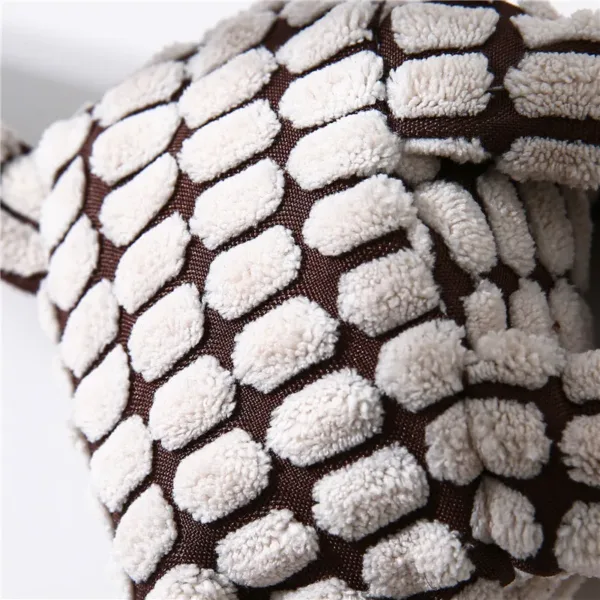 Cute Donkey Shape Dog Plush Toy Corduroy Cotton Rope Chew Toy for Pet Puppy Squeaker Squeaky Molar Training Dogs Accessories - Image 4