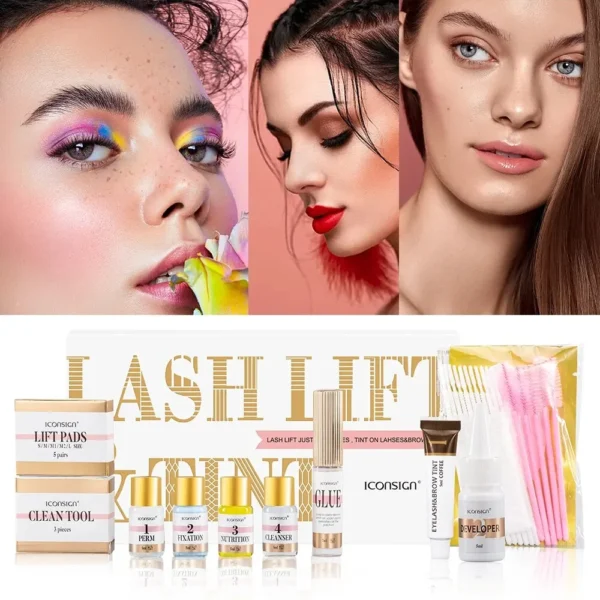 ICONSIGN Lash Lift And Brow Dye Tint Kit Lifting Eyelashes Brow Lamination Lash Lifting Set Eyes Makeup Tools - Image 3