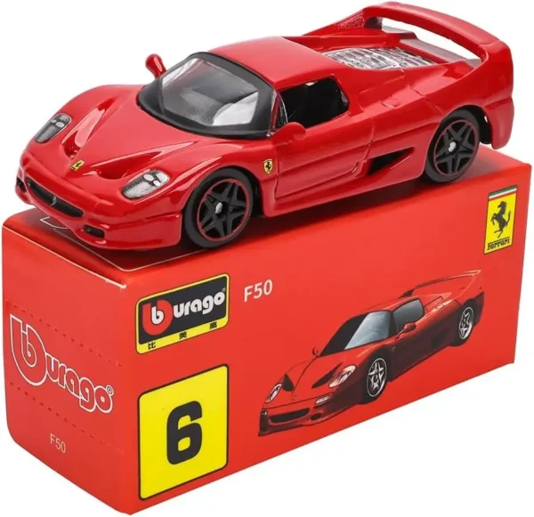 Bburago 1:64 genuine Ferrari SP1 458 ENZO F40 F12TDF SF90 car model series children's Christmas boy gift toys - Image 9