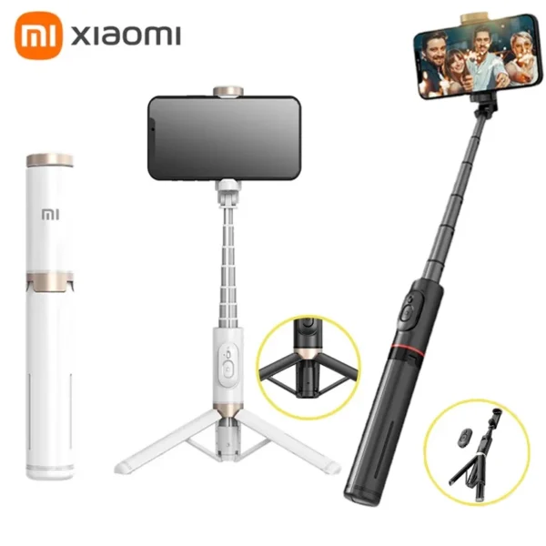 Xiaomi Selfie Stick Telescopic Rod Phone Tripod Mobile Stand Bluetooth Tripod Stand with Remote Control Ring Light Mini Tripod - Image 7