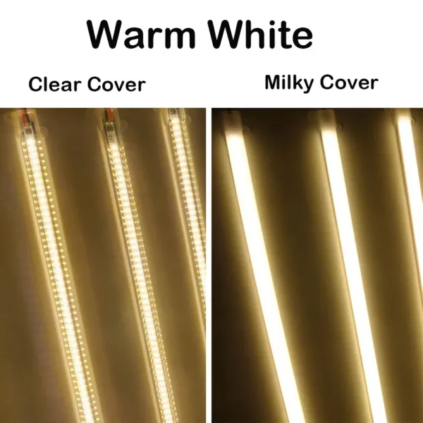 SMD Fluorescent Floodlight Tube Bar 220V LED Rigid Light Strip High Brightness 30cm/40cm/50cm Industries Showcase Display Lamp