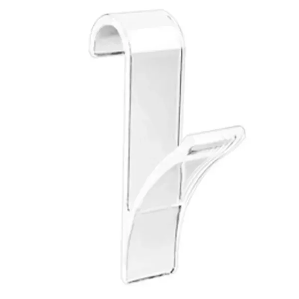 Kitchen Bathroom Hanger Clips Storage Racks White Clear Hanger Heated Towel Radiator Rail Clothes Scarf Hanger Hooks Holder - Image 12