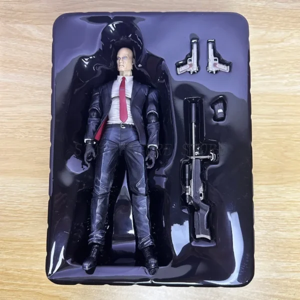 Play Arts Hitman Codename 47 Action Figure PA Agent 47 Figurine PVC Model Doll 23cm Joints Movable Classic Collection Toys Gifts - Image 6