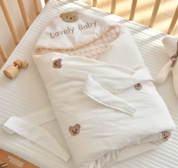 Newborn Baby Blanket Envelope Swaddle Wrap Baby Receiving Blankets Boy Girl Cotton Soft Infant Sleep Sack Crib Stroller Blanket - Image 10