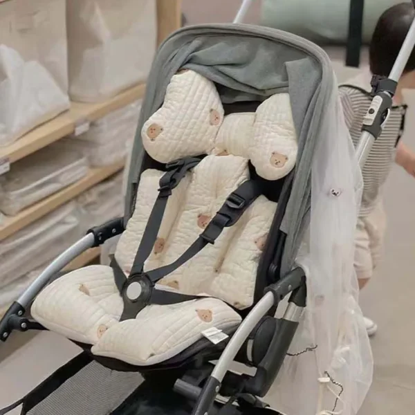 Thicken Baby Stroller Seat Cushion Pad for Car Puchair Liner Mat Cotton Breathable Cart Mattress Infant Newborn Pram Accessories - Image 4