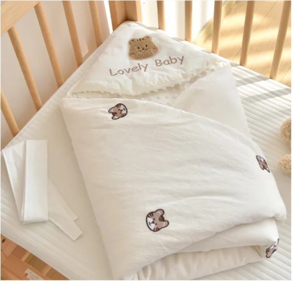 Newborn Baby Blanket Envelope Swaddle Wrap Baby Receiving Blankets Boy Girl Cotton Soft Infant Sleep Sack Crib Stroller Blanket - Image 8