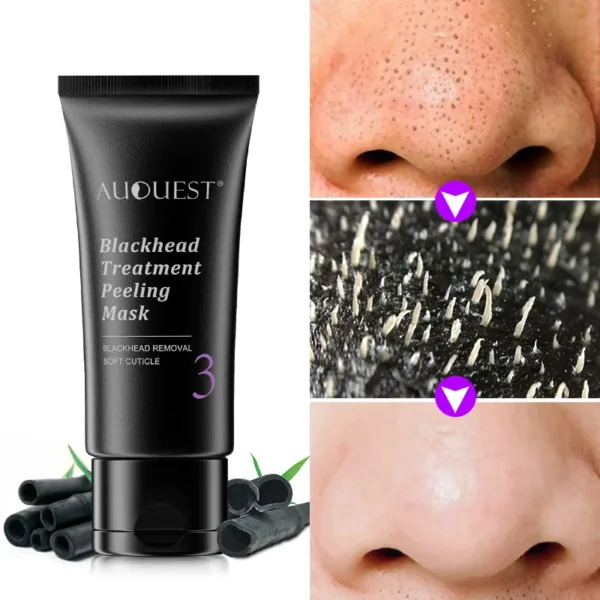 Blackhead Remover Face Mask Cream Oil-Control Nose Black Dots Mask Deep Cleansing Pore Nose Men Women Beauty Cosmetics Skin Care - Image 4