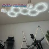 1-5PCS Honeycomb Led Light Garage Light Hexagon Led Lamp Led Tube Ceiling Lighting for Auto Car Body Repair Workshop Customized - Image 15