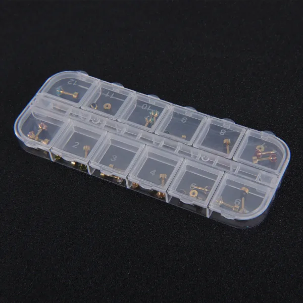 12 Pairs Cartilage Stud Earrings - Image 5