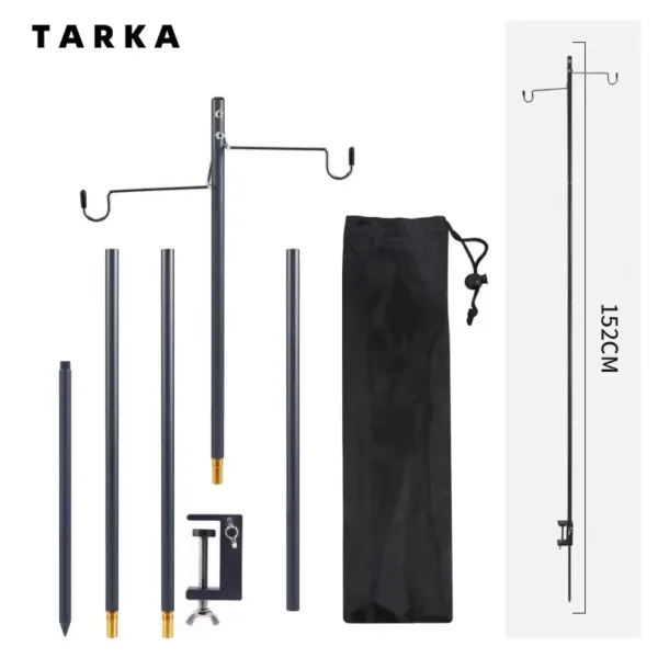 TARKA Camping Lantern Stand Tabletop Detachable Lantern Hangers Portable Light Holder Lighting Brackets Tourist Hiking Equipment - Image 5
