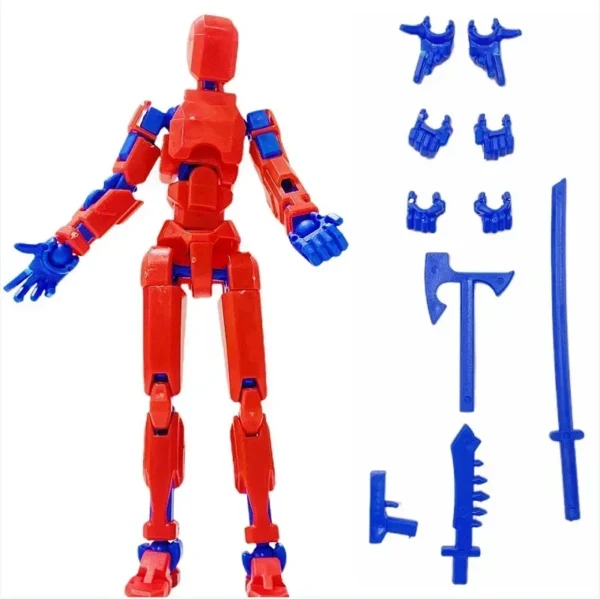 Multi-Jointed Movable Shapeshift Robot 2.0 3D Printed Mannequin Dummy 13 Action Figures Toys Kids Adults Parent-children Games - Image 15