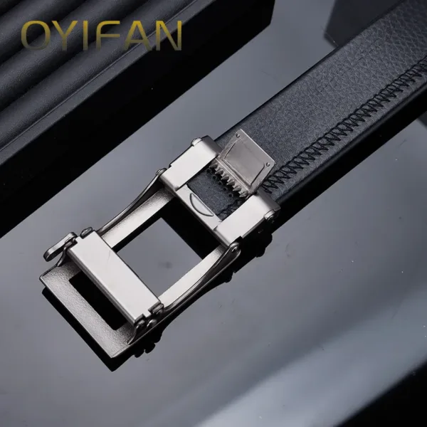 Adjustable Leather Belt - Image 2