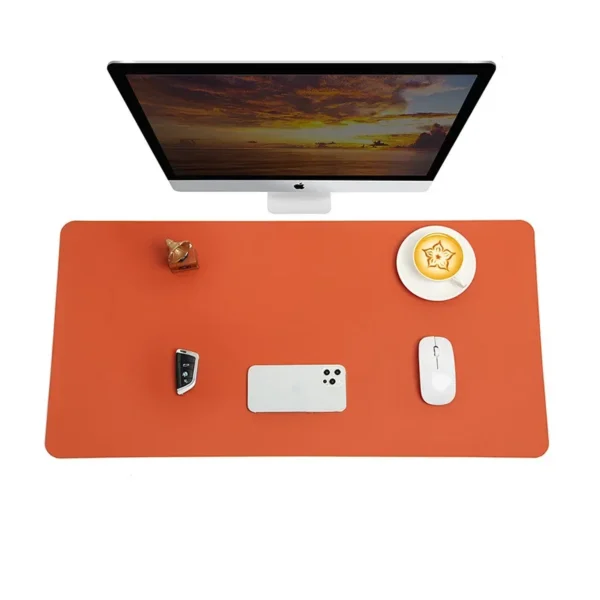 Large Mouse Pad Extra Big Non-Slip Desk Pad Waterproof PU Leather Desk Table Protector Gaming Mouse Mat for Game Office Work - Image 17
