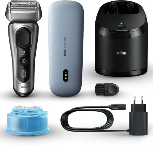 Series 8 Electric Shaver, Holiday Gifts for Men, Shaving Kit with 4+1 Shaving Elements, Precision Long Hair Trimmer, SmartCare C - Image 5