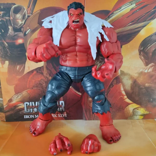 Marvel Legends Red Incredible Hulk Target Exclusive 8" Loose Action Figure - Image 2