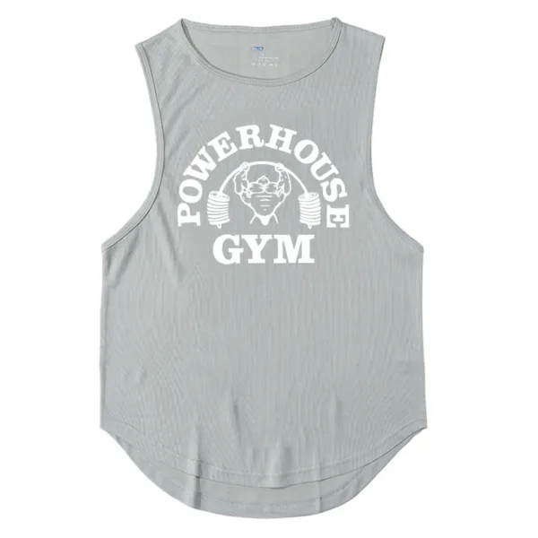 Men's Singlets Top for Fitness Gym T-shirts Suspenders Man Bodybuilding Shirt Vests Stringer Sleeveless Sweatshirt Clothing Vest - Image 6