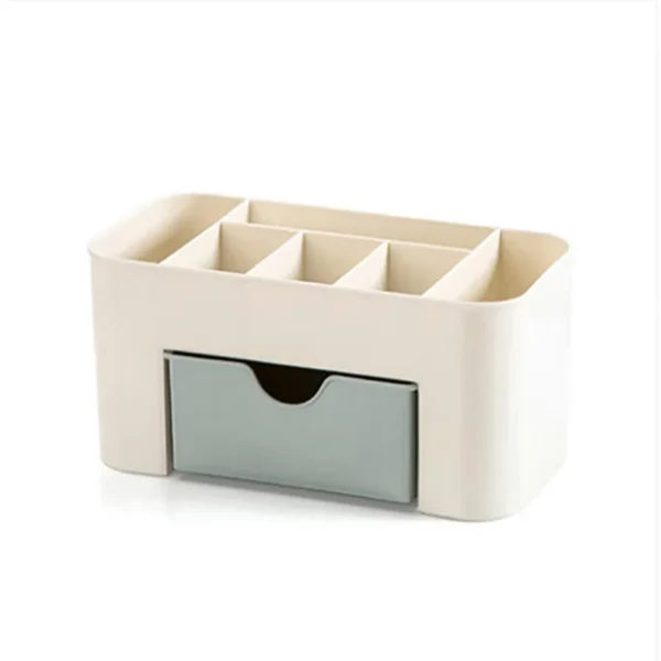 Double Layer Plastic Makeup Organizers Storage Box Cosmetic Drawers Jewelry Display Box Case Desktop Container Boxes Organizer - Image 8