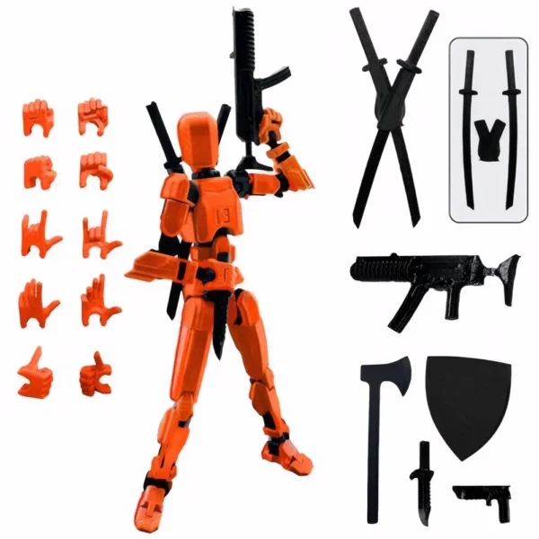 13 Action Figure Titan Multi-articular Robot Toys Dummy 3D Printed Movable Shapeshift Robot Action Anime Figure For Boy Gifts - Image 11