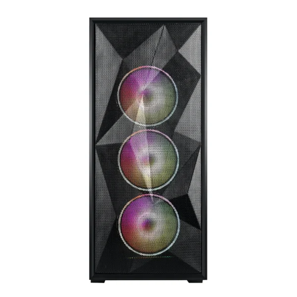 Custom Gaming for ATX Cases & Towers Glass Cabinet With RGB Fans Gaming Computer Cases For Desktop PC Case - Image 2