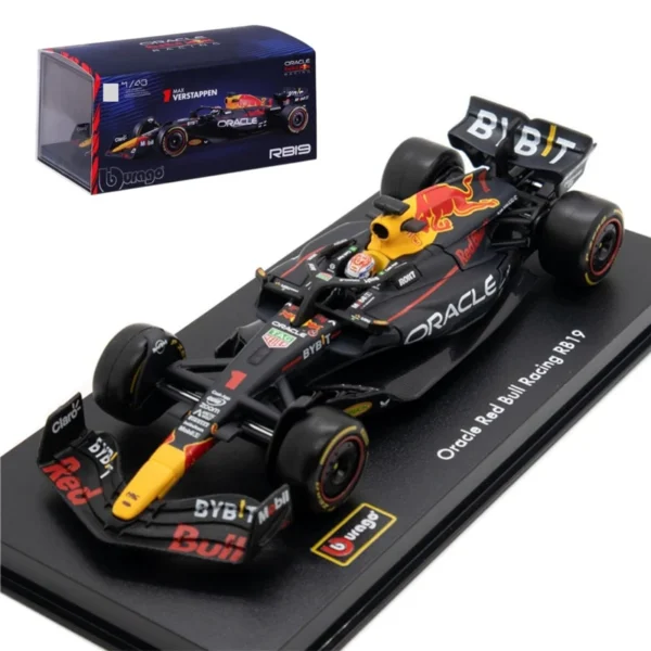 Bburago 1:43 2023 F1 Red Bull RB19 Alloy Car Formula Racing Diecast Model Toy Collection Gifts Verstappen Miami RB 19 - Image 12