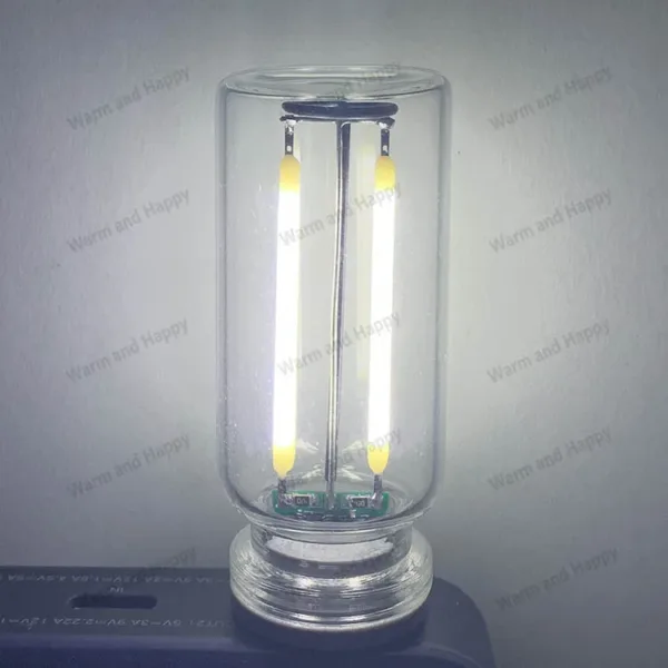 LED Retro Edison Light Bulb 0.3W DC5V USB Dimming Touch Tube Light Source Mobile Power Light Night light Bedside Light Laptop - Image 15