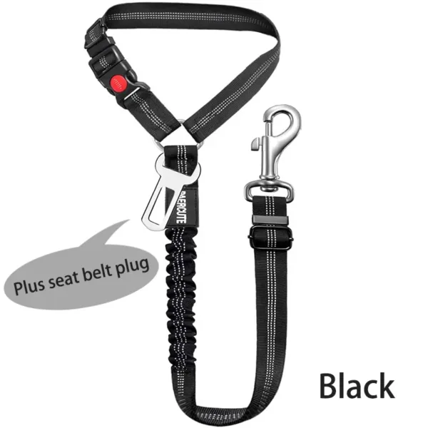 New Solid Two-in-one Dog Harness Leash Pet Car Seat Belt BackSeat Safety Belt Adjustable for Kitten Dogs Collar Pet Accessories - Image 15