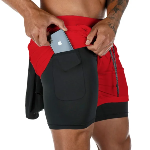 Camo Running Shorts Men Gym Sports Shorts 2 In 1 Quick Dry Workout Training Gym Fitness Jogging Short Pants Summer Men Shorts - Image 10
