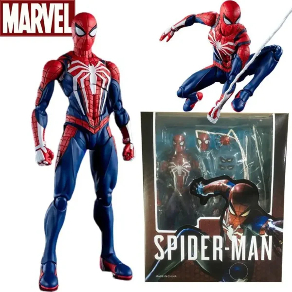 Marvel Mafex 044 Avengers Spiderman Action Figure Statue Can Change Tom Holland Face Spider Man Model Doll Toys Collection Gift - Image 4