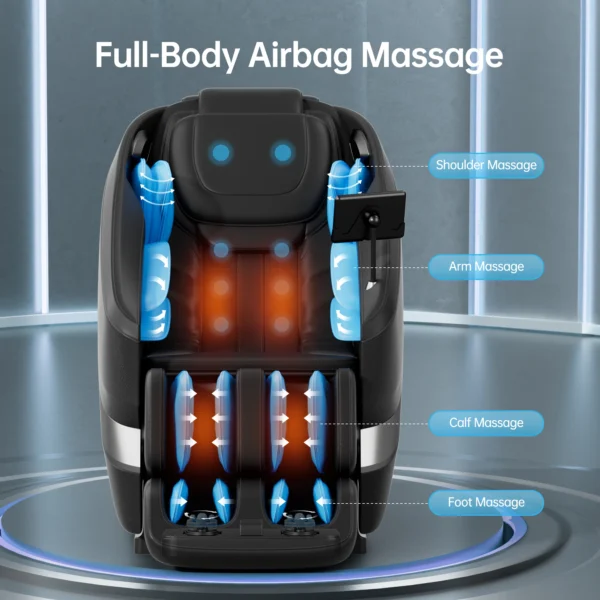 Massage Chair Full Body Shiatsu Massage Recliner LCD Touch Screen Back Calf Heating Customizable Features and Zero Gravity Modes - Image 5