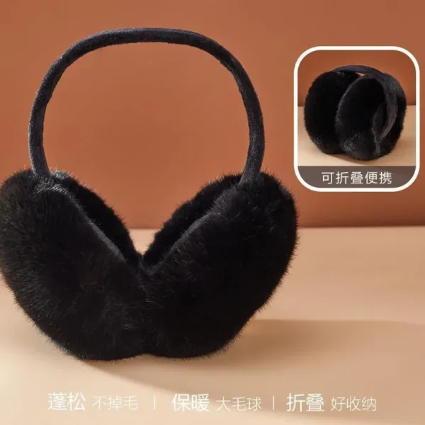 Winter Suede Plush Earmuffs - Image 9